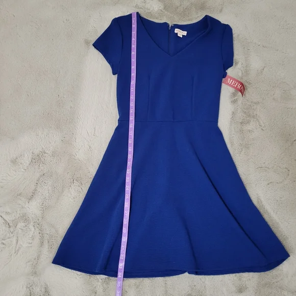 Nwt Merona Cobalt Blue Dress - Picture 2 of 9